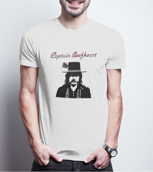 Captain Beefheart Iconic Hat And Mustache T-Shirt