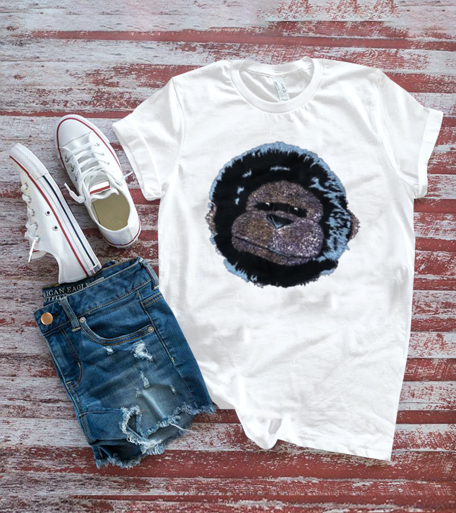 Christmas Dinosaur Jr Gorilla Head T-Shirt