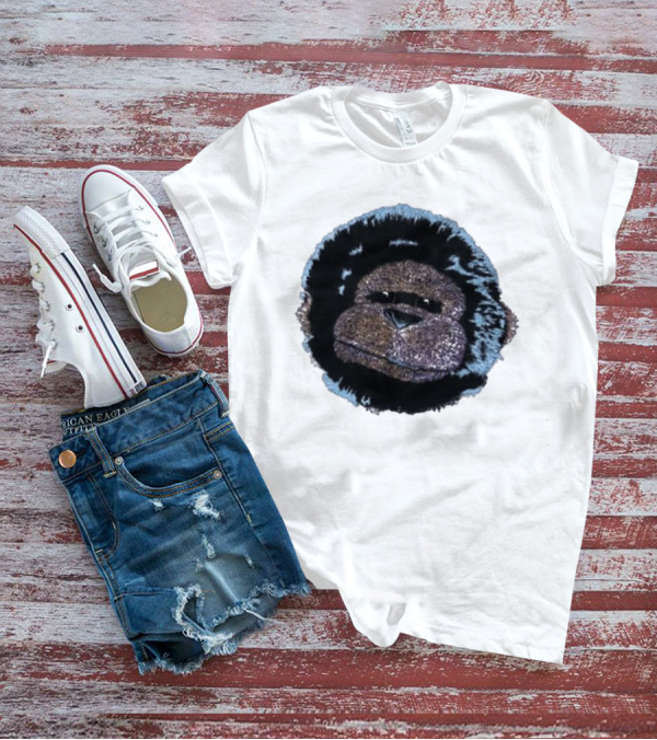 Christmas Dinosaur Jr Gorilla Head T-Shirt