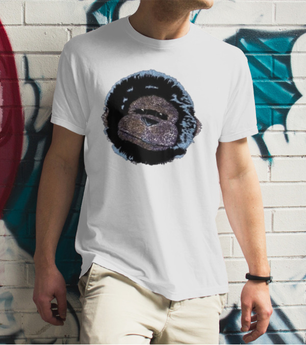 Christmas Dinosaur Jr Gorilla Head T-Shirt