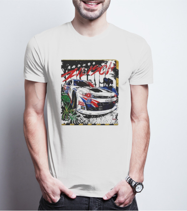 Zilisch 88 Chevrolet Racing Car Jungle Scene T-Shirt