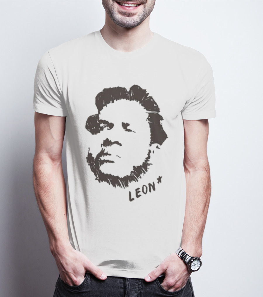 Leon Bridges Leon Sketch Face T-Shirt