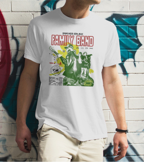 Portugal The Man Family Band Support Your Parties We Are Family Worldwide T-Shirt
