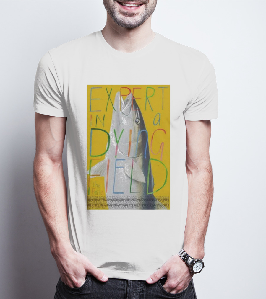 Expert In A Dying Field The Beths Colorful Lettering Fish Image T-Shirt