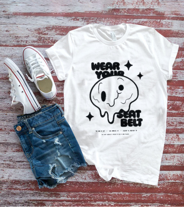 The Odd 1S Out Wear Your Seatbelt Melting Face Safety Reminder T-Shirt
