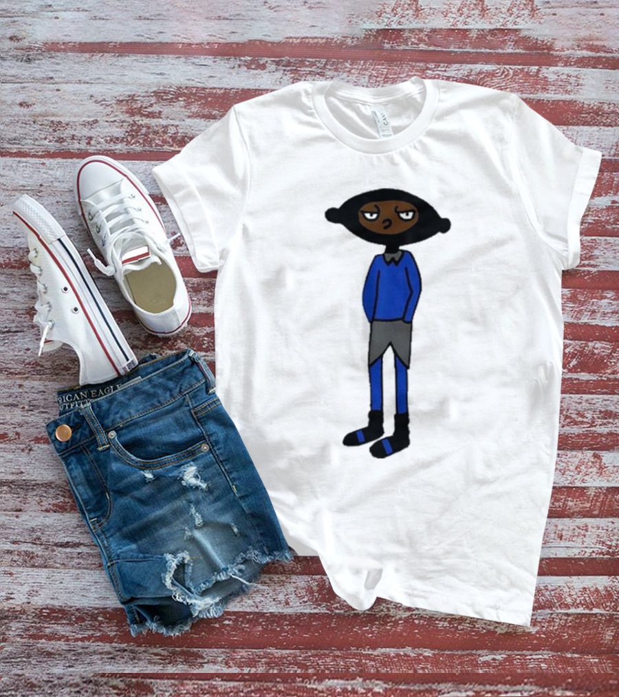 Yuno Miles Stay Calm Blue Outfit Cartoon Character T-Shirt