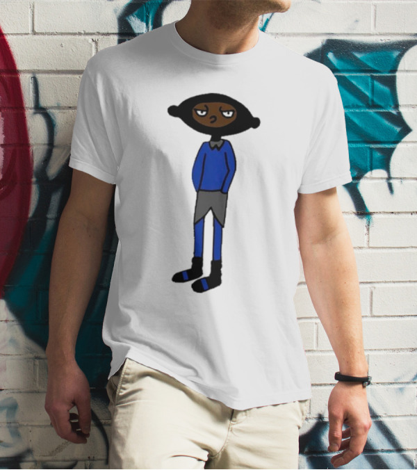 Yuno Miles Stay Calm Blue Outfit Cartoon Character T-Shirt