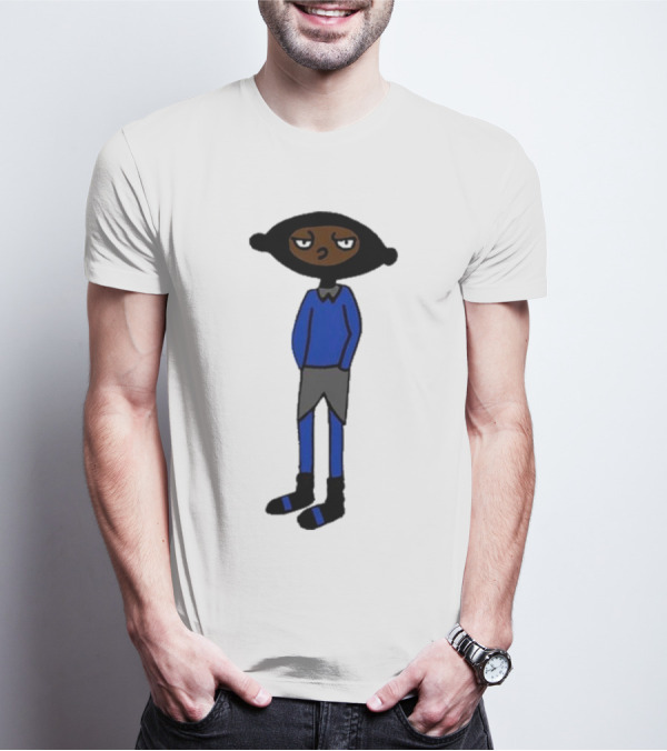 Yuno Miles Stay Calm Blue Outfit Cartoon Character T-Shirt