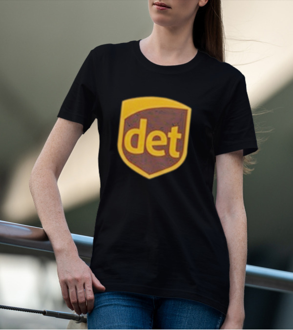 Amon-Ra Wearing Det Saint Brown Football T-Shirt
