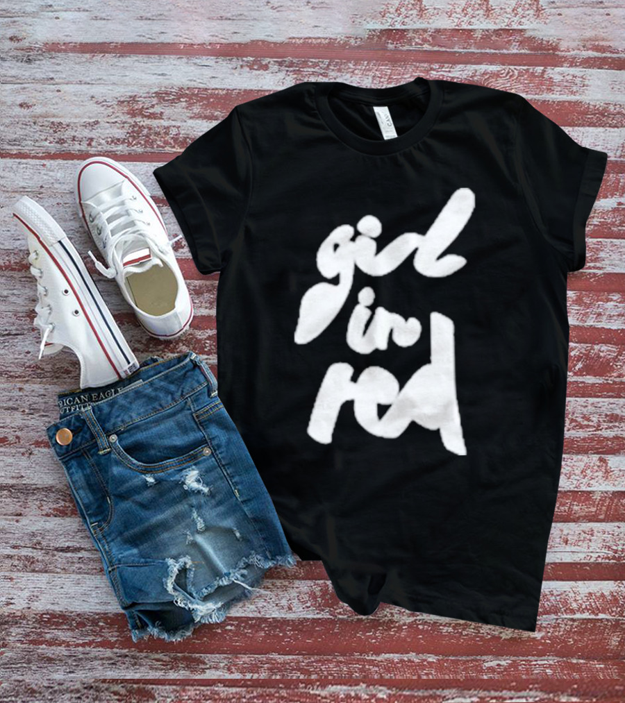 Girl In Red T-Shirt