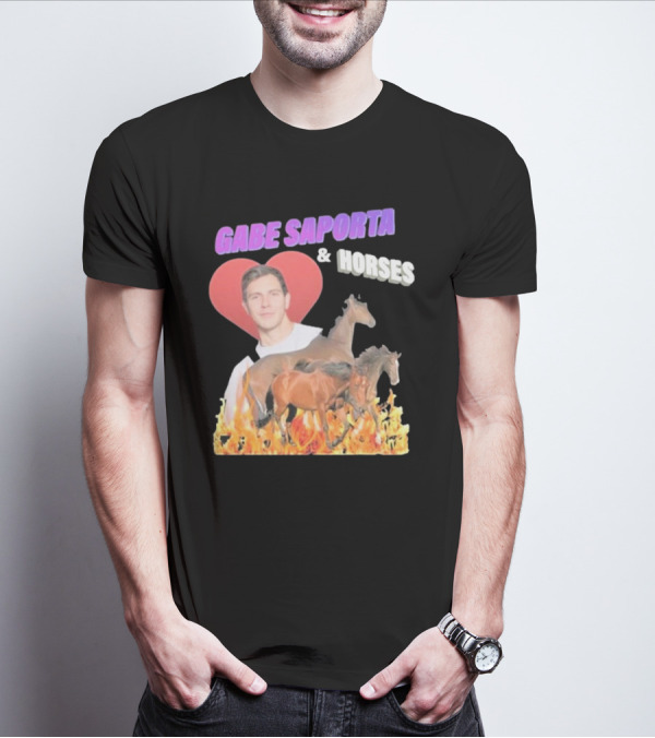 Gabe Saporta And Horses T-Shirt