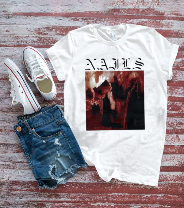 NAILS Abandon All Life Dark Abstract T-Shirt