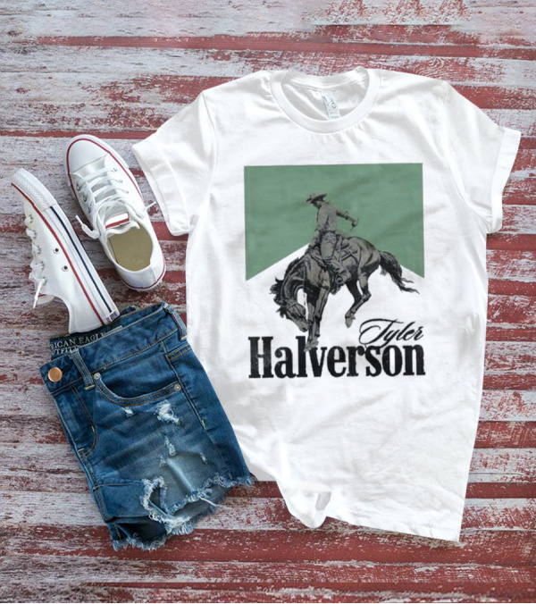 Tyler Halverson Bucking Horse Chevron T-Shirt