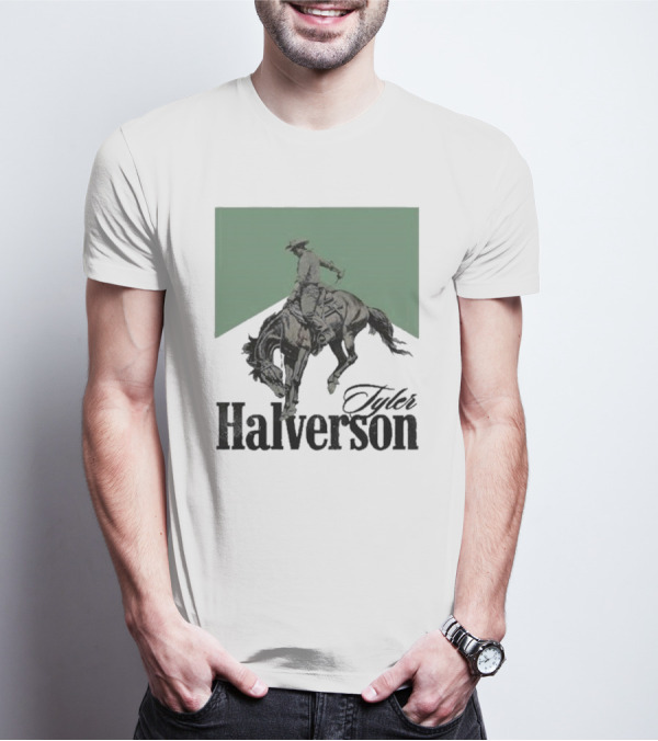 Tyler Halverson Bucking Horse Chevron T-Shirt