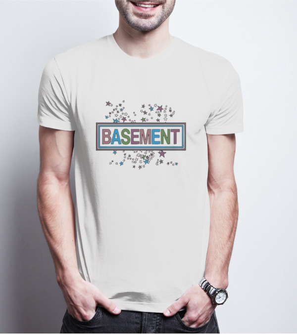 Basement Colorful Stars Burst T-Shirt