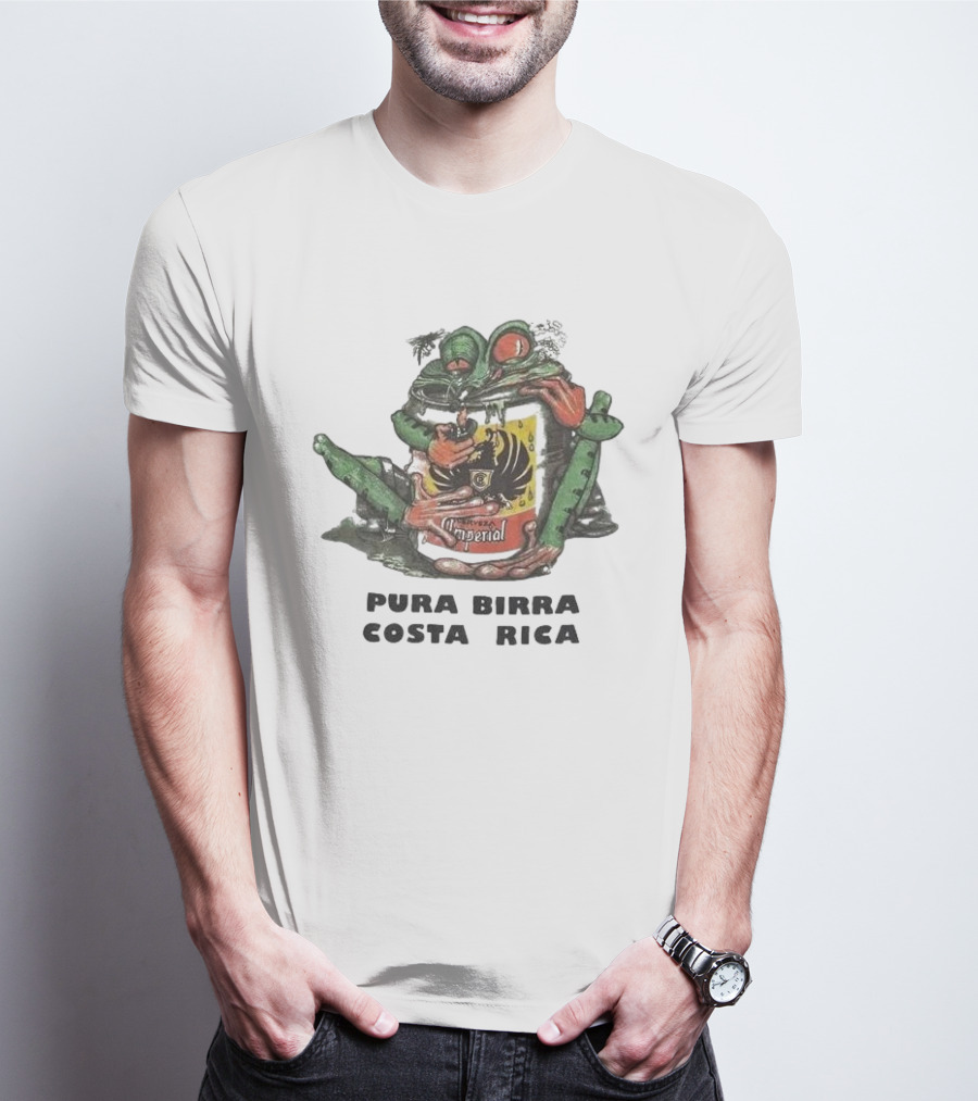 Imperial Cerveza Pura Birra Costa Rica Beer Promo T-Shirt