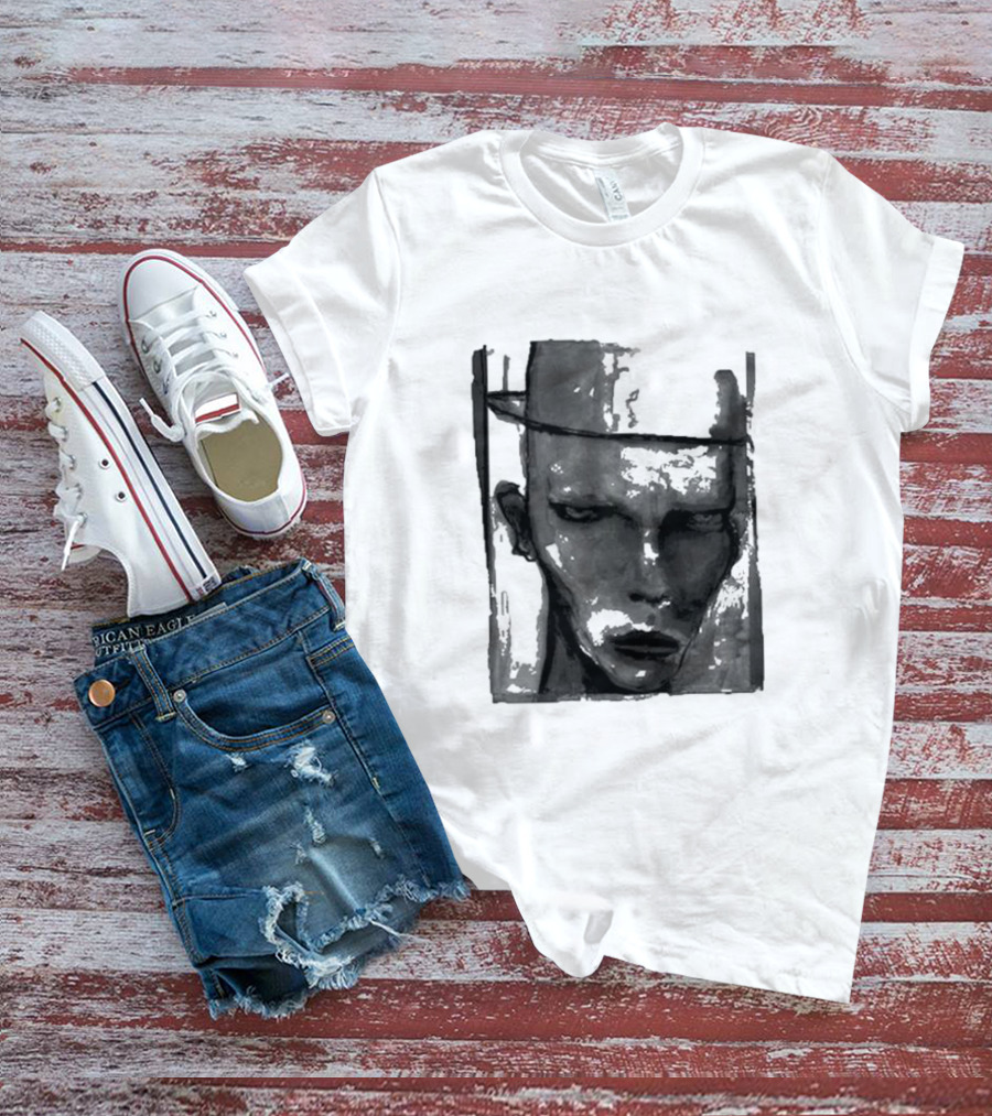 Marilyn Manson One Assassination Under God Monochrome Abstract Face T-Shirt
