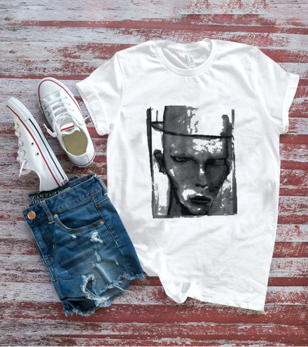 Marilyn Manson One Assassination Under God Monochrome Abstract Face T-Shirt