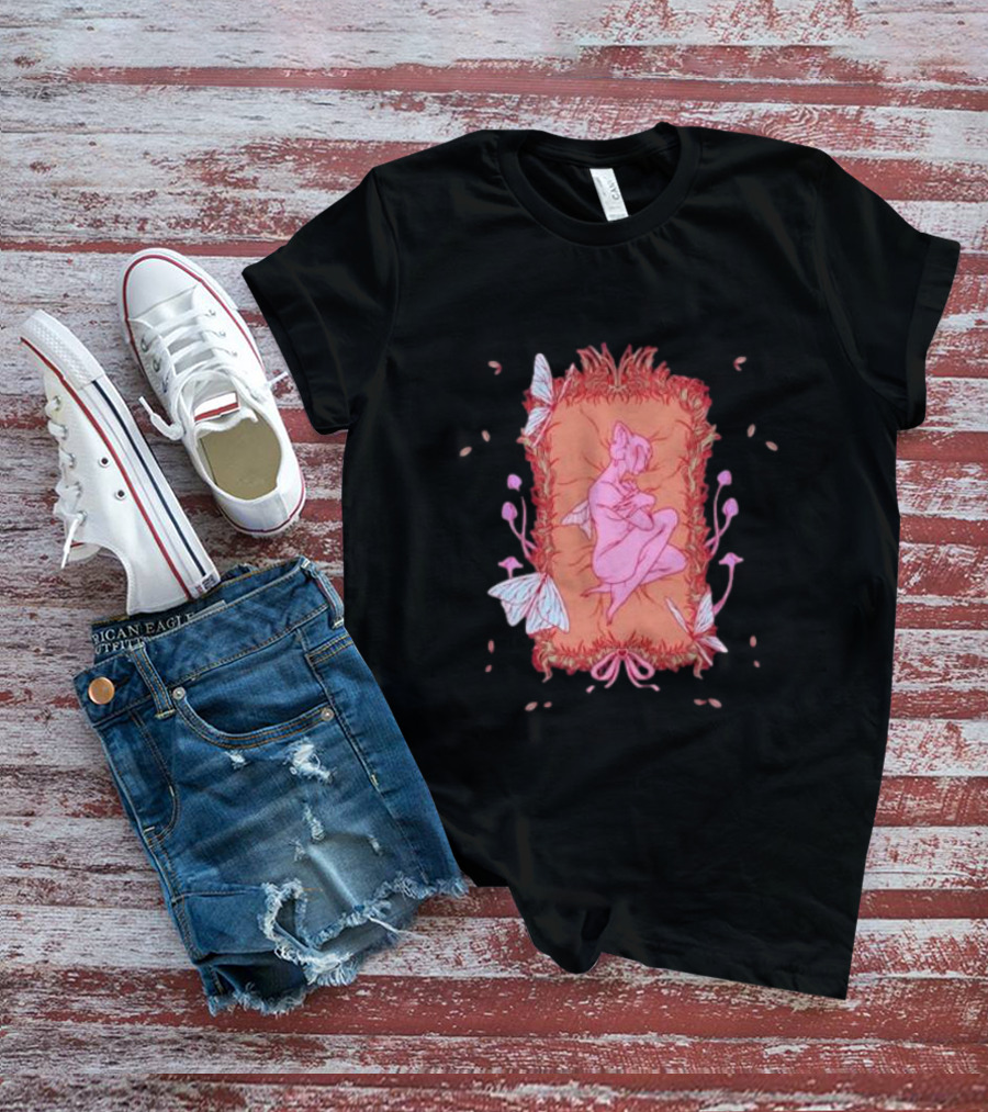 Melanie Martinez Rip Crybaby Reversible Butterfly Pink Figure Pillow T-Shirt