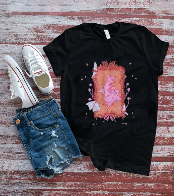 Melanie Martinez Rip Crybaby Reversible Butterfly Pink Figure Pillow T-Shirt