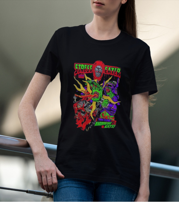 Stress Eater Graphic This Issue Everybody Eats Fierce T-Shirt