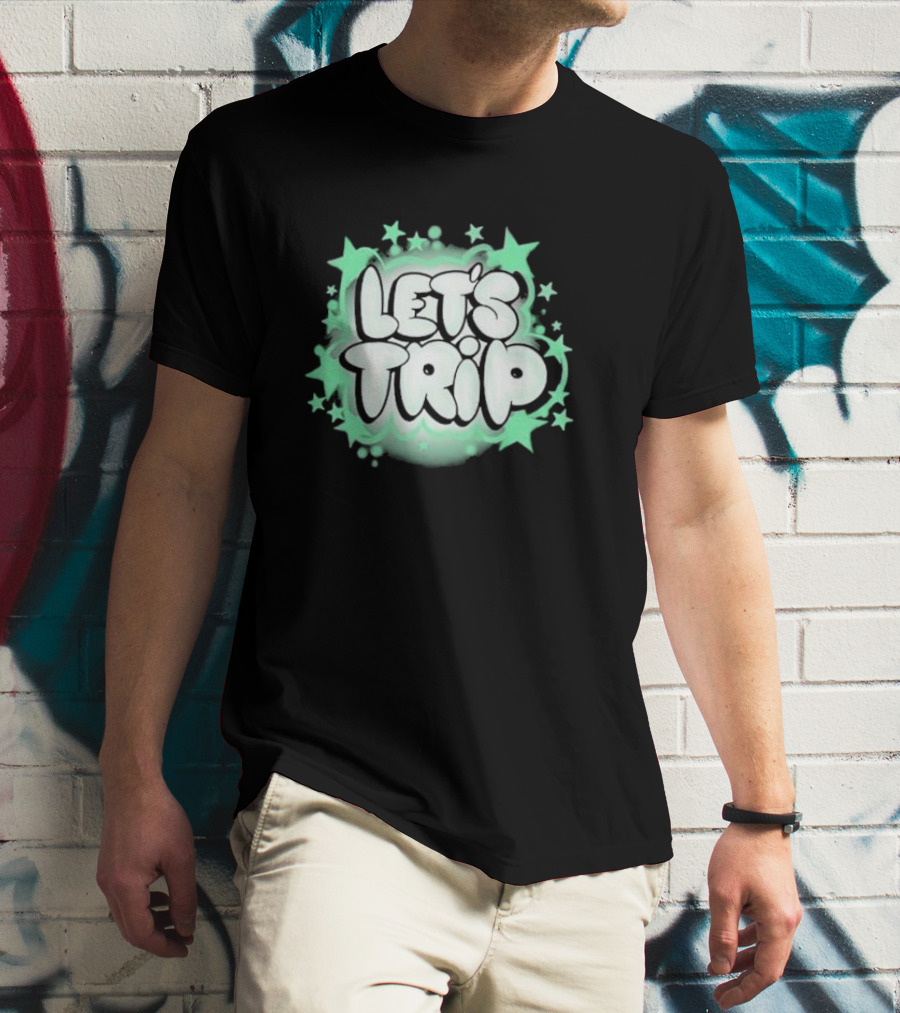 Sturniolo Let's Trip Airbrush Stars T-Shirt