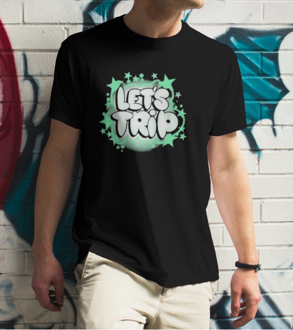 Sturniolo Let's Trip Airbrush Stars T-Shirt