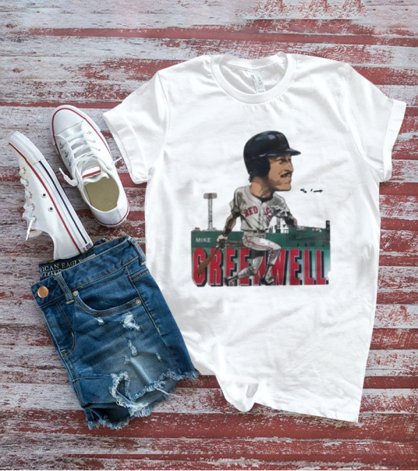 Mike Greenwell Boston Red Sox Baseball Legend Caricature Fenway Park T-Shirt