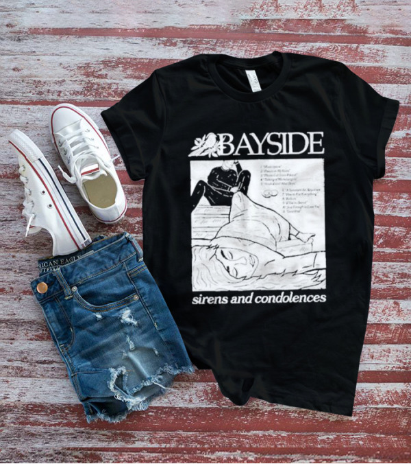 Bayside Sirens And Condolences Album Cover Artwork With Tracklist T-Shirt
