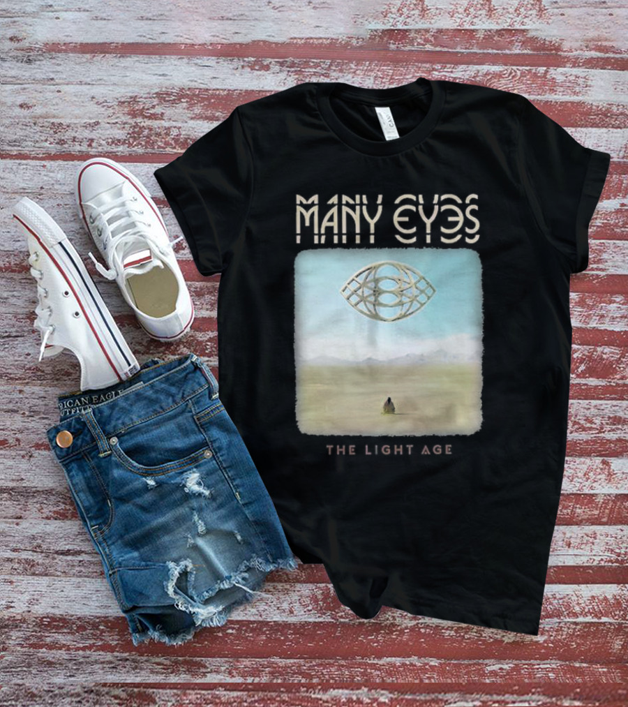 Many Eyes The Light Age Many Eyes Album Cover Desert Scene T-Shirt
