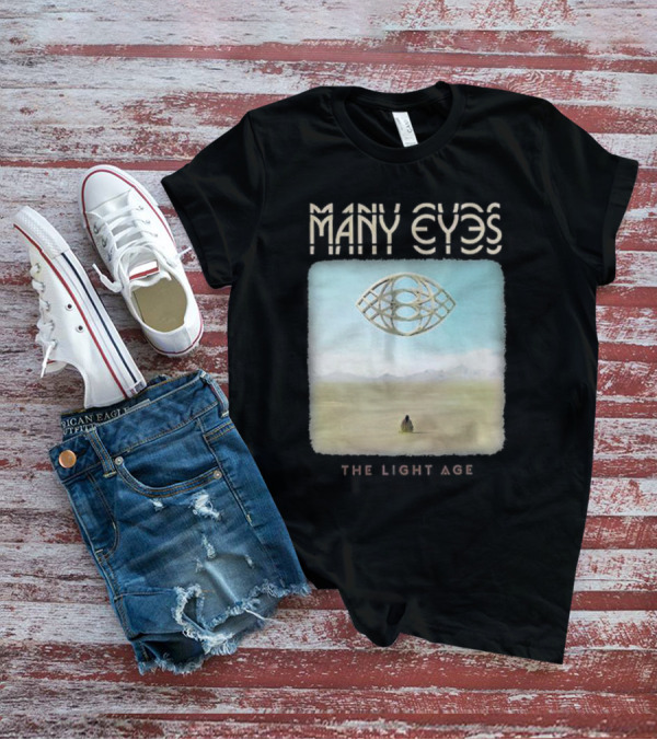 Many Eyes The Light Age Many Eyes Album Cover Desert Scene T-Shirt