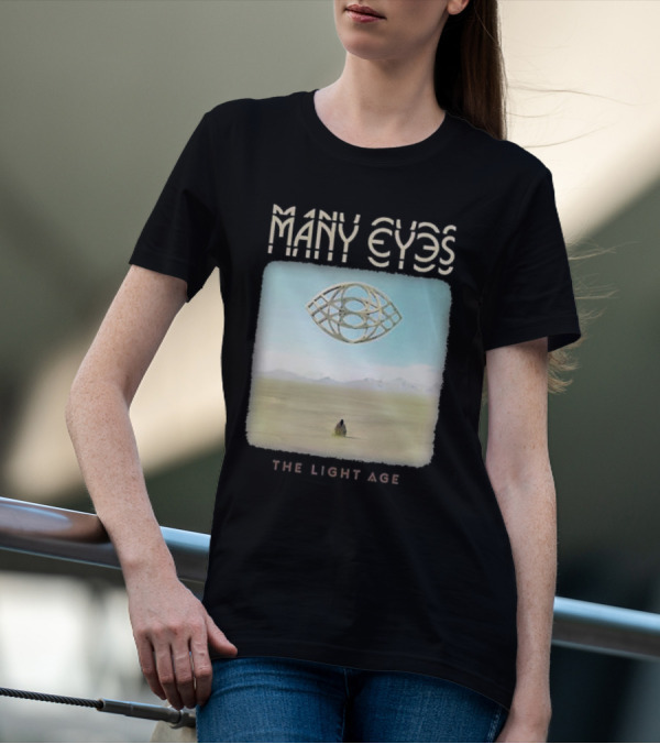 Many Eyes The Light Age Many Eyes Album Cover Desert Scene T-Shirt
