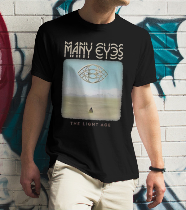 Many Eyes The Light Age Many Eyes Album Cover Desert Scene T-Shirt