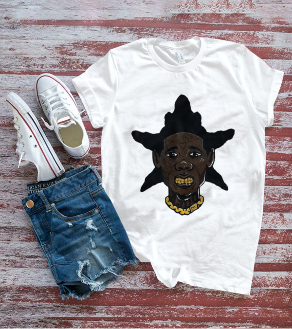 El Snappo Zootieee Wrld Star Head Gold Teeth Necklace T-Shirt