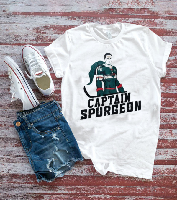 Matt Boldy Featuring Captain Spurgeon Hockey Hero 46 T-Shirt