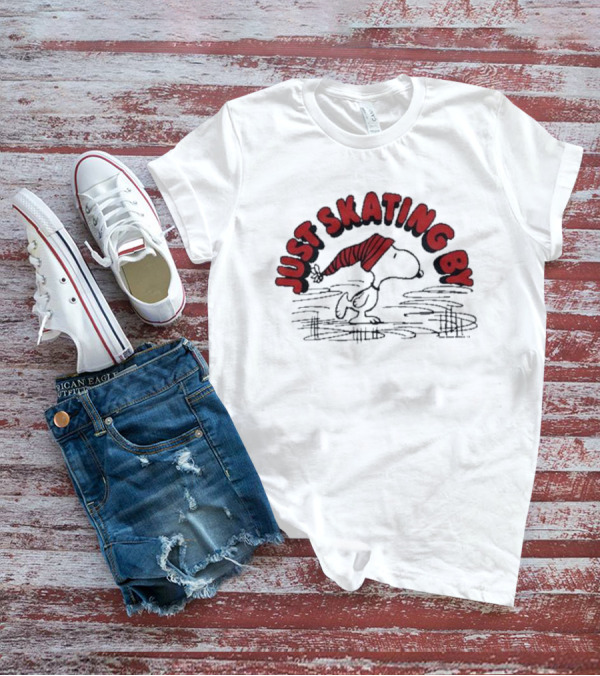 Peanuts Snoopy Just Skating By T-Shirt