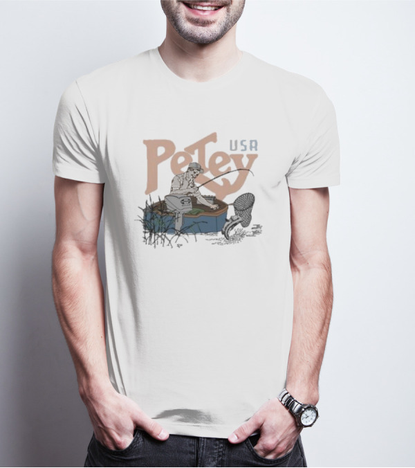 Petey USA Fishing With Catch And Tackle T-Shirt