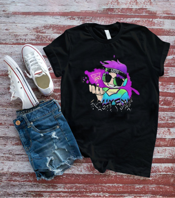 Nightfoxx Noob Headband Spray Paint T-Shirt