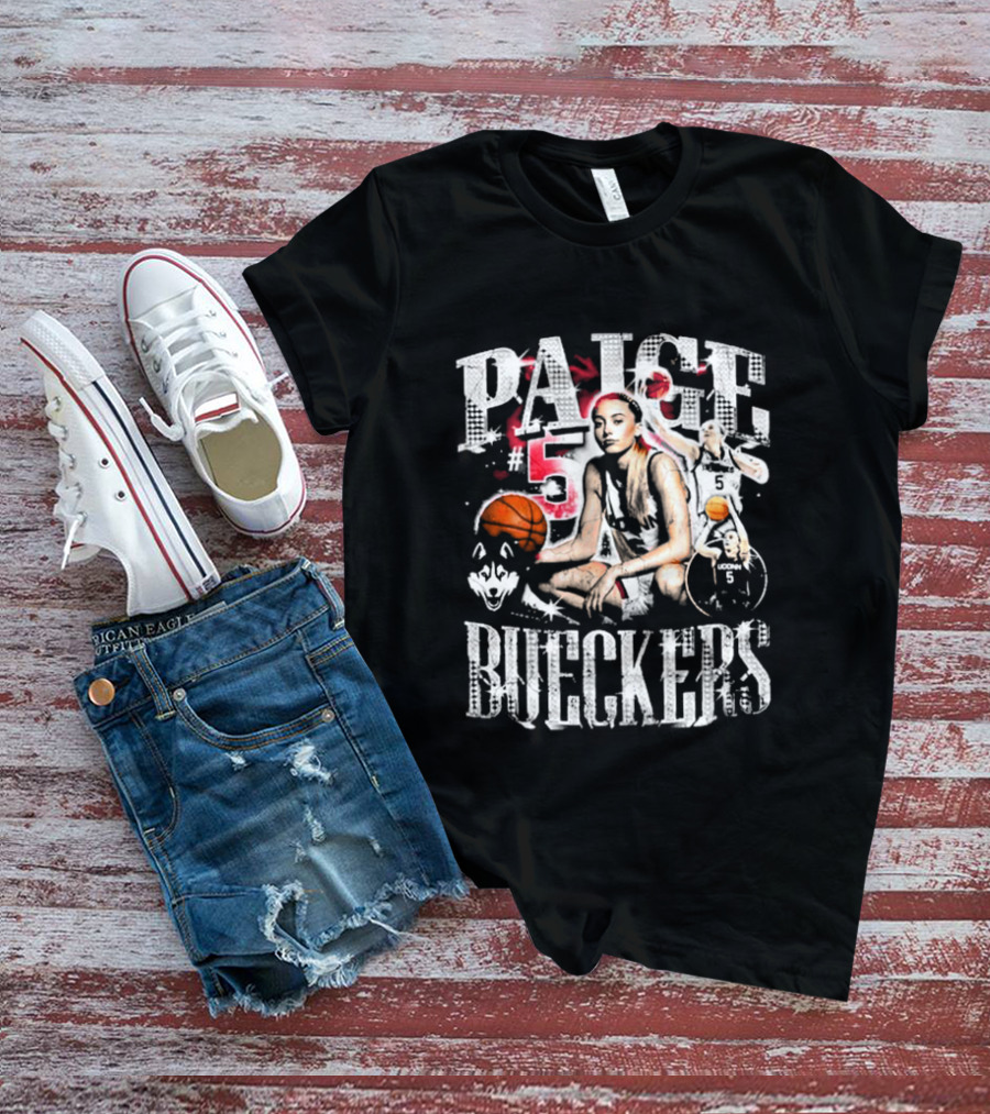 Paige Bueckers #5 UConn Huskies Basketball Star T-Shirt