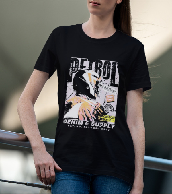 PETROL Raceway Custom Build Denim And Supply CVC Jersey Fabric 164951-U T-Shirt