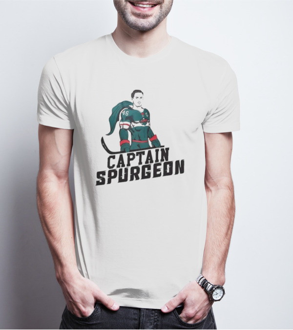 Captain Spurgeon 46 Hockey Superhero T-Shirt