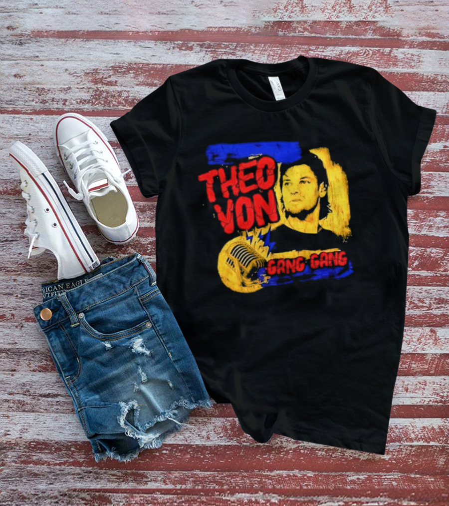 Theo Von Gang Gang 90s Pepper Mic T-Shirt