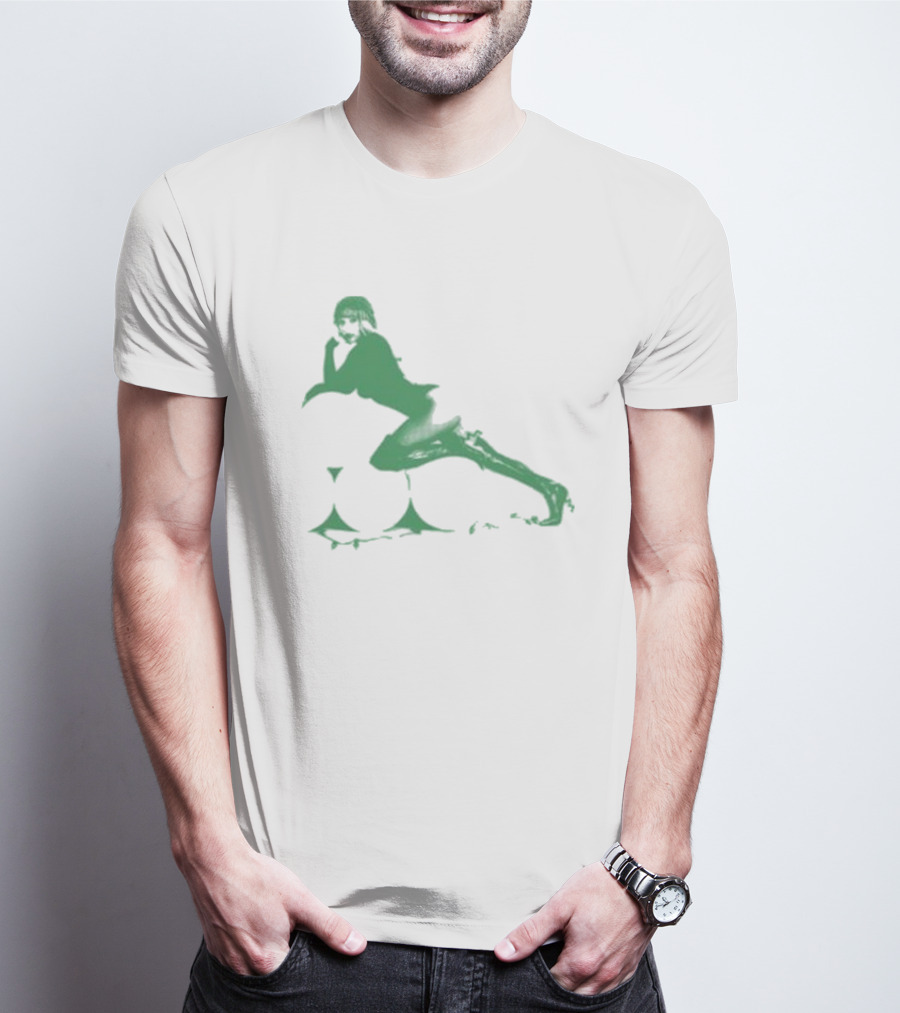 1Wish Ava Max Christmas Iconic Green Festive T-Shirt