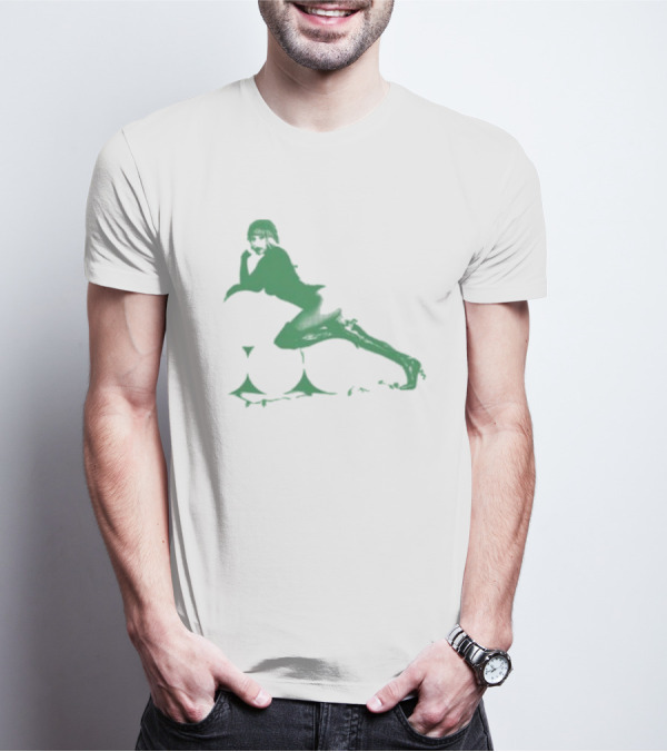 1Wish Ava Max Christmas Iconic Green Festive T-Shirt