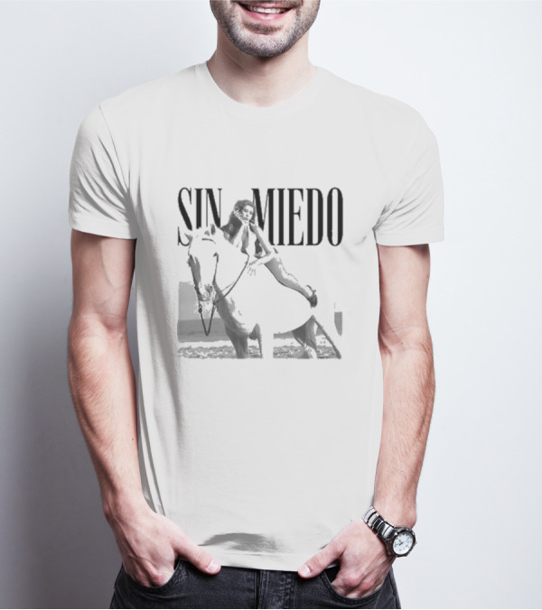 Sin Miedo Woman On Horse Equestrian T-Shirt