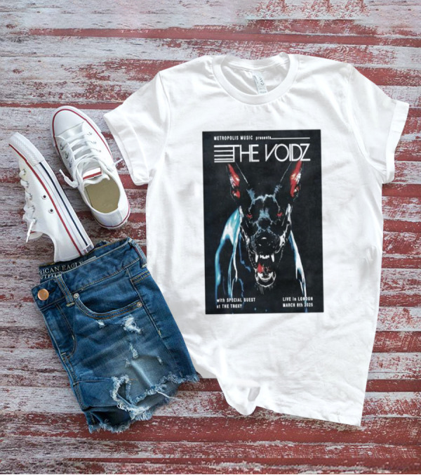 Metropolis Music Presents The Voidz Live In London At The Troxy March 8th 2025 Tour T-Shirt