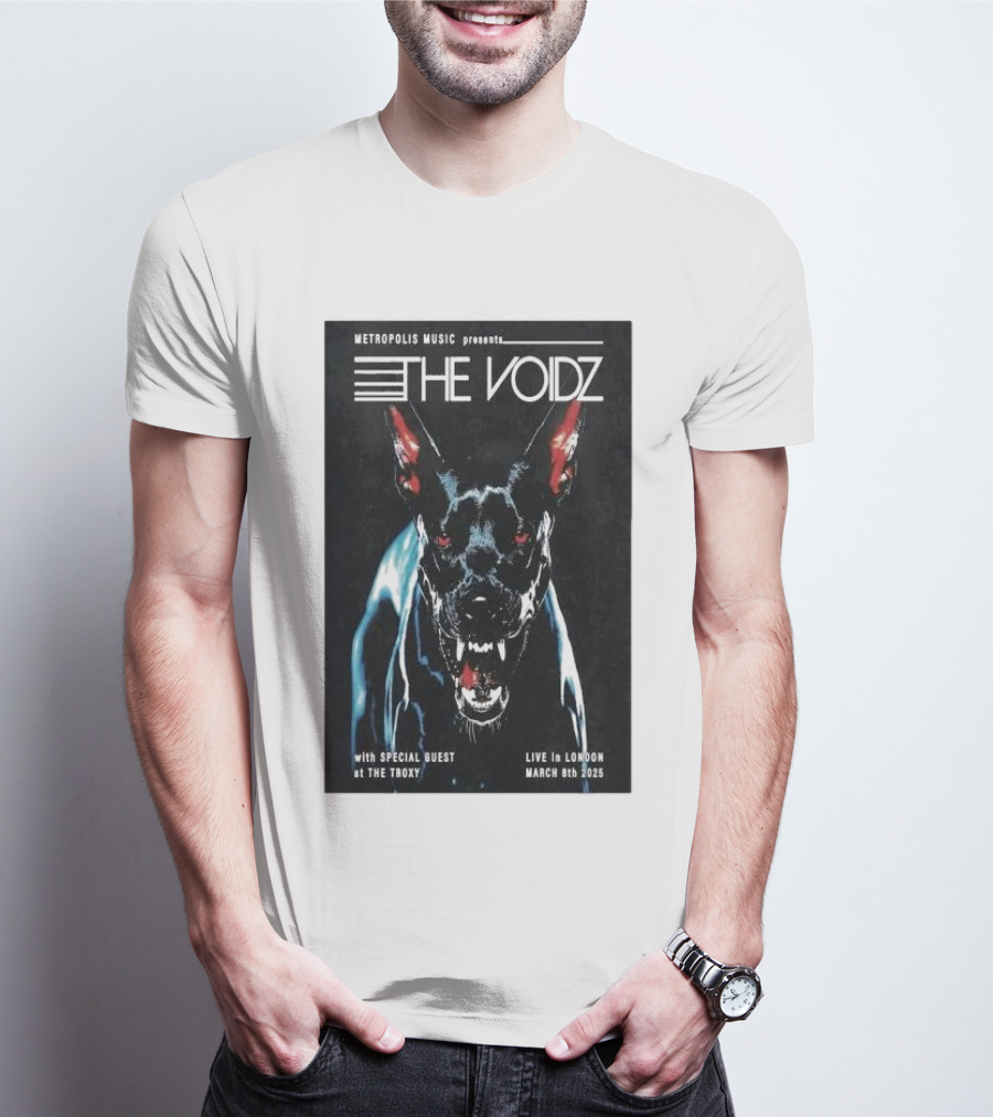 Metropolis Music Presents The Voidz Live In London At The Troxy March 8th 2025 Tour T-Shirt