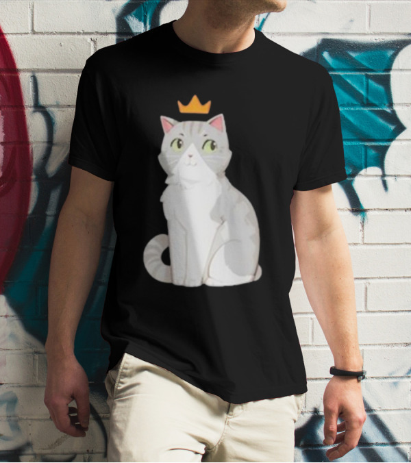 Goodtimeswithscar Jellie Cat With Crown T-Shirt