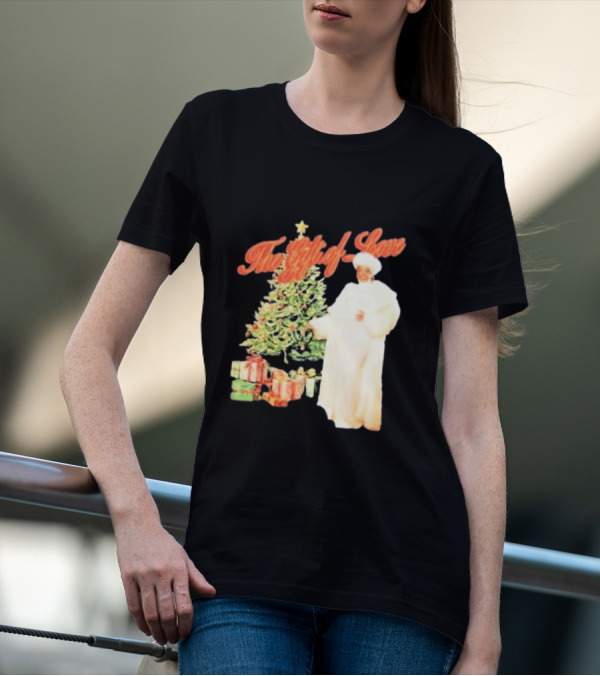 The Gift Of Love Christmas Tree Retro Style Jennifer Hudson T-Shirt