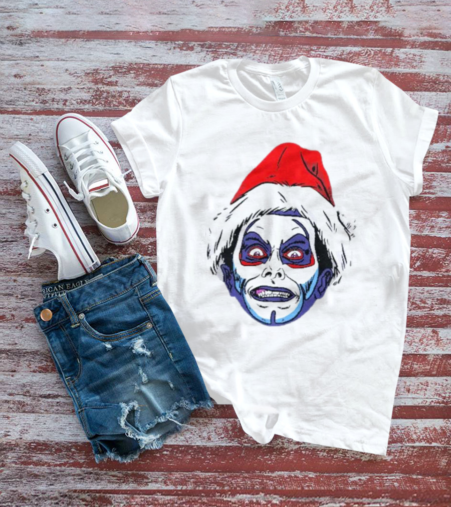 Danhausen Christmashausen Santa Face T-Shirt